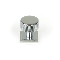 [46821] Polished Chrome Brompton Cabinet Knob - 25mm (Square) - 46821