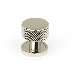 [46822] Polished Nickel Brompton Cabinet Knob - 25mm (Plain) - 46822