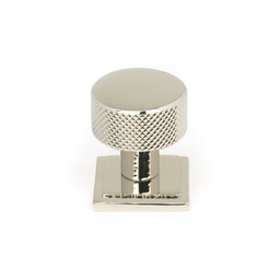 [46825] Polished Nickel Brompton Cabinet Knob - 25mm (Square) - 46825