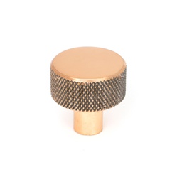 [46831] Polished Bronze Brompton Cabinet Knob - 25mm (No rose) - 46831