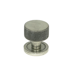 [46842] Pewter Brompton Cabinet Knob - 25mm (Plain) - 46842