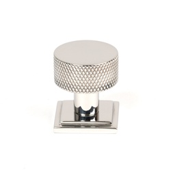 [46849] Polished SS (304) Brompton Cabinet Knob - 25mm (Square) - 46849