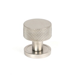 [46850] Satin SS (304) Brompton Cabinet Knob - 25mm (Plain) - 46850