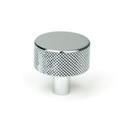 [46859] Polished Chrome Brompton Cabinet Knob - 32mm (No rose) - 46859