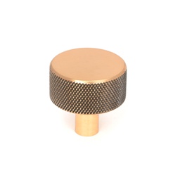 [46871] Polished Bronze Brompton Cabinet Knob - 32mm (No rose) - 46871