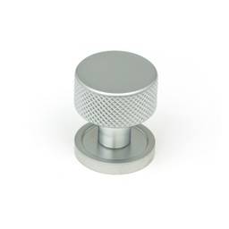 [46876] Satin Chrome Brompton Cabinet Knob - 25mm (Plain) - 46876