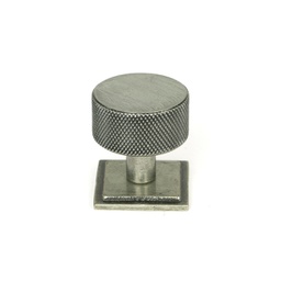 [46885] Pewter Brompton Cabinet Knob - 32mm (Square) - 46885