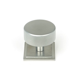 [47094] Satin Chrome Brompton Cabinet Knob - 38mm (Square) - 47094