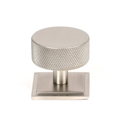 [47099] Satin SS (304) Brompton Cabinet Knob - 38mm (Square) - 47099