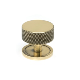 [47137] Aged Brass Brompton Cabinet Knob - 38mm (Plain) - 47137