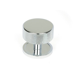 [47141] Polished Chrome Brompton Cabinet Knob - 38mm (Plain) - 47141