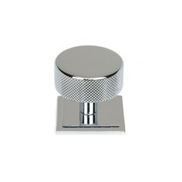 [47144] Polished Chrome Brompton Cabinet Knob - 38mm (Square) - 47144