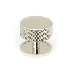 [47145] Polished Nickel Brompton Cabinet Knob - 38mm (Plain) - 47145