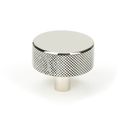 [47146] Polished Nickel Brompton Cabinet Knob - 38mm (No rose) - 47146