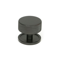 [47149] Aged Bronze Brompton Cabinet Knob - 38mm (Plain) - 47149