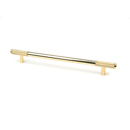 [46872] Polished Brass Half Brompton Pull Handle - Large - 46872