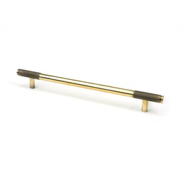 [46926] Aged Brass Half Brompton Pull Handle - Large - 46926