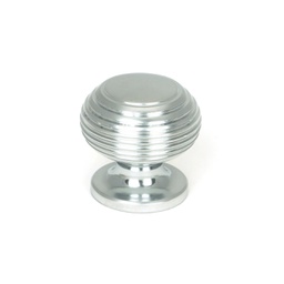 [46663] Satin Chrome Beehive Cabinet Knob 30mm - 46663