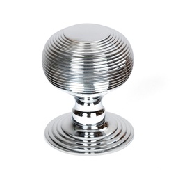 [46655] Polished Chrome Beehive Centre Door Knob - 46655