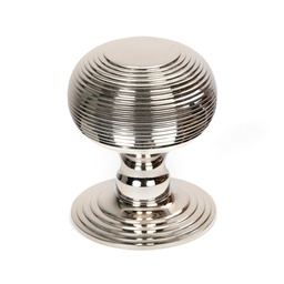 [46656] Polished Nickel Beehive Centre Door Knob - 46656