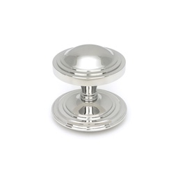 [49807] Polished Marine SS (316) Art Deco Centre Door Knob - 49807