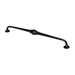 [48359] Black 13 1/2" Hammered D Handle - 48359