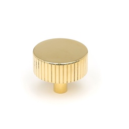 [50368] Polished Brass Judd Cabinet Knob - 38mm (No Rose) - 50368