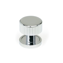 [50376] Polished Chrome Judd Cabinet Knob - 25mm (Plain) - 50376