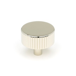 [50396] Polished Nickel Judd Cabinet Knob - 38mm (No rose) - 50396