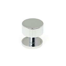 [50403] Polished Chrome Judd Cabinet Knob - 32mm (Plain) - 50403