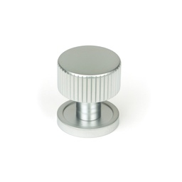 [50412] Satin Chrome Judd Cabinet Knob - 25mm (Plain) - 50412