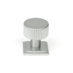 [50414] Satin Chrome Judd Cabinet Knob - 25mm (Square) - 50414