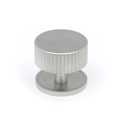 [50418] Satin Chrome Judd Cabinet Knob - 38mm (Plain) - 50418