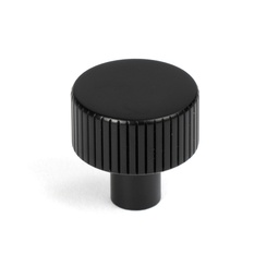 [50425] Matt Black Judd Cabinet Knob - 25mm (No rose) - 50425