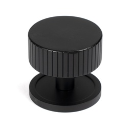 [50430] Matt Black Judd Cabinet Knob - 38mm (Plain) - 50430