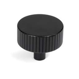 [50431] Matt Black Judd Cabinet Knob - 38mm (No rose) - 50431