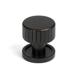 [50448] Aged Bronze Judd Cabinet Knob - 25mm (Plain) - 50448