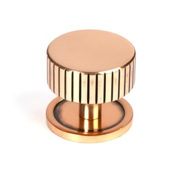 [50478] Polished Bronze Judd Cabinet Knob - 38mm (Plain) - 50478