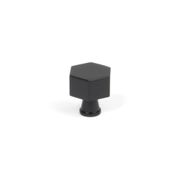 [50557] Matt Black Kahlo Cabinet Knob - 25mm - 50557