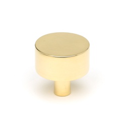 [50296] Polished Brass Kelso Cabinet Knob - 32mm (No Rose) - 50296