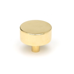 [50299] Polished Brass Kelso Cabinet Knob - 38mm (No Rose) - 50299