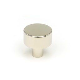 [50314] Polished Nickel Kelso Cabinet Knob - 25mm (No Rose) - 50314