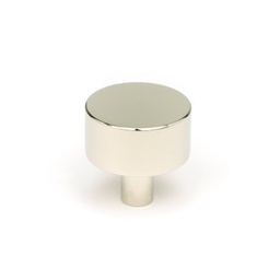 [50317] Polished Nickel Kelso Cabinet Knob - 32mm (No Rose) - 50317