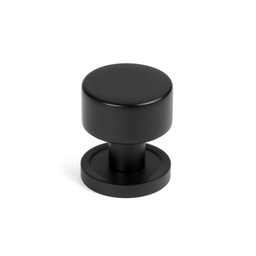 [50337] Matt Black Kelso Cabinet Knob - 25mm (Plain) - 50337