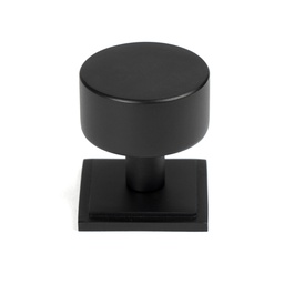 [50342] Matt Black Kelso Cabinet Knob - 32mm (Square) - 50342