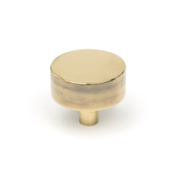 [50374] Aged Brass Kelso Cabinet Knob - 38mm (No rose) - 50374