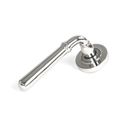 [46514] Polished Marine SS (316) Newbury Lever on Rose Set (Plain) - 46514