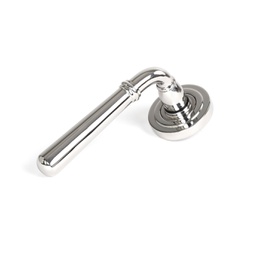 [46515] Polished Marine SS (316) Newbury Lever on Rose Set (Art Deco) - 46515