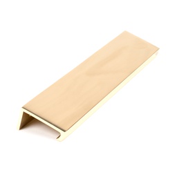 [50676] Polished Brass 200mm Plain Edge Pull - 50676