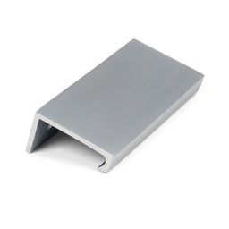 [50727] Satin Chrome 100mm Plain Edge Pull - 50727